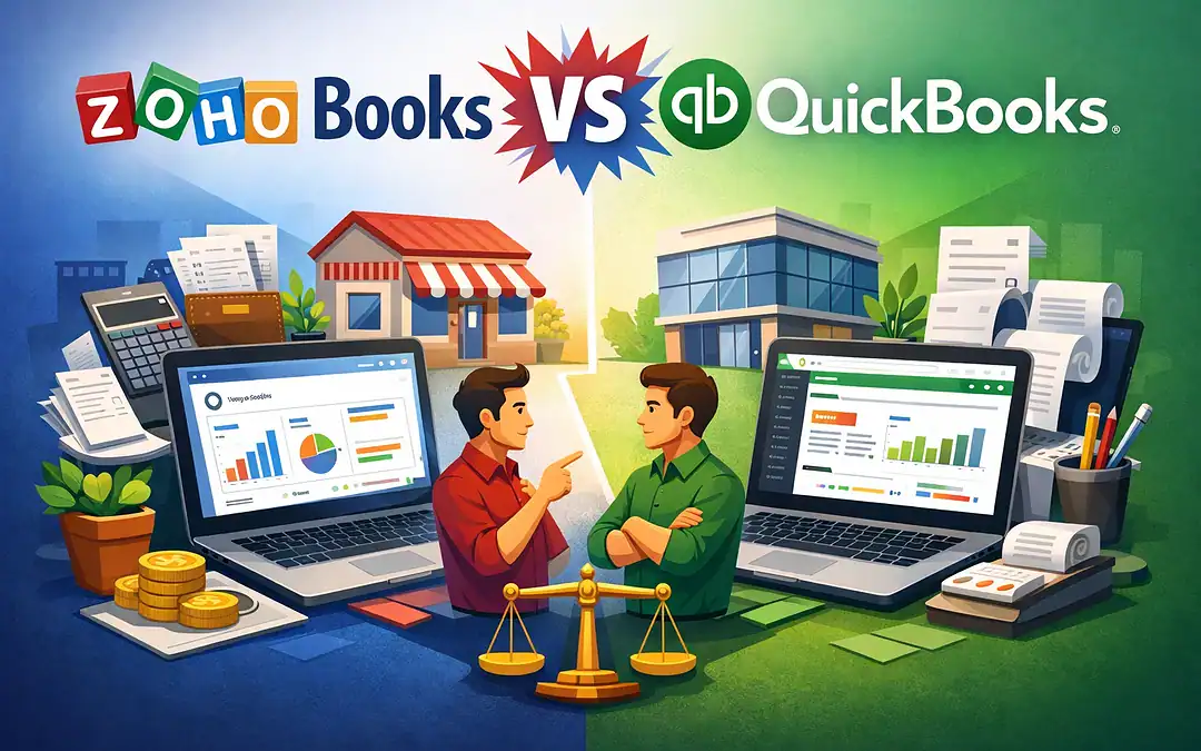 Zoho Books vs QuickBooks — Is It Time to Make the Switch and Save $100’s Every Year?