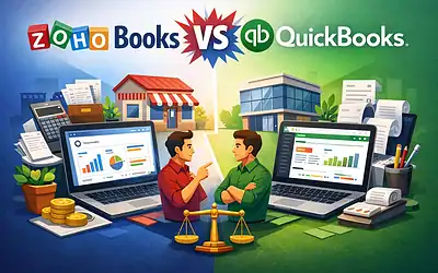 Home 7 Zoho Books vs QuickBooks — Is It Time to Make the Switch and Save $100’s Every Year?
