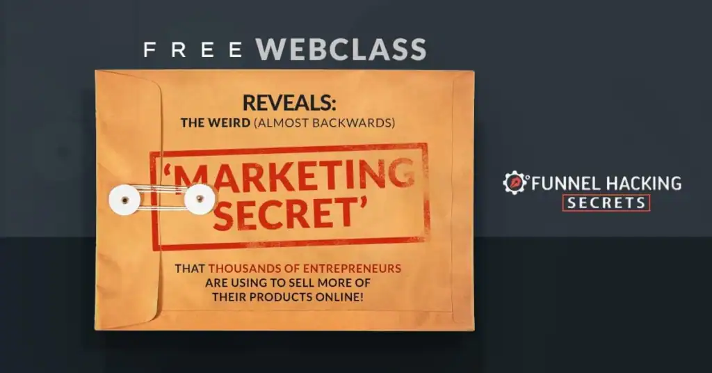 Free Webclass Reveals funnel hacking secrets